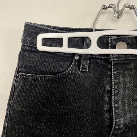 BDG High Waisted Black Denim Shorts - Picture 7 of 13